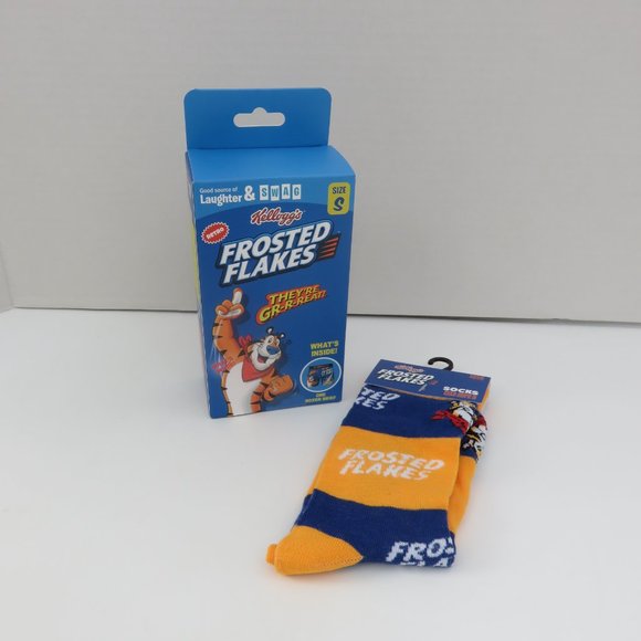 (#Q)  Set SWAG Kellogg's Frosted Flakes Boxer Brief Underwear n Socks - Picture 2 of 7